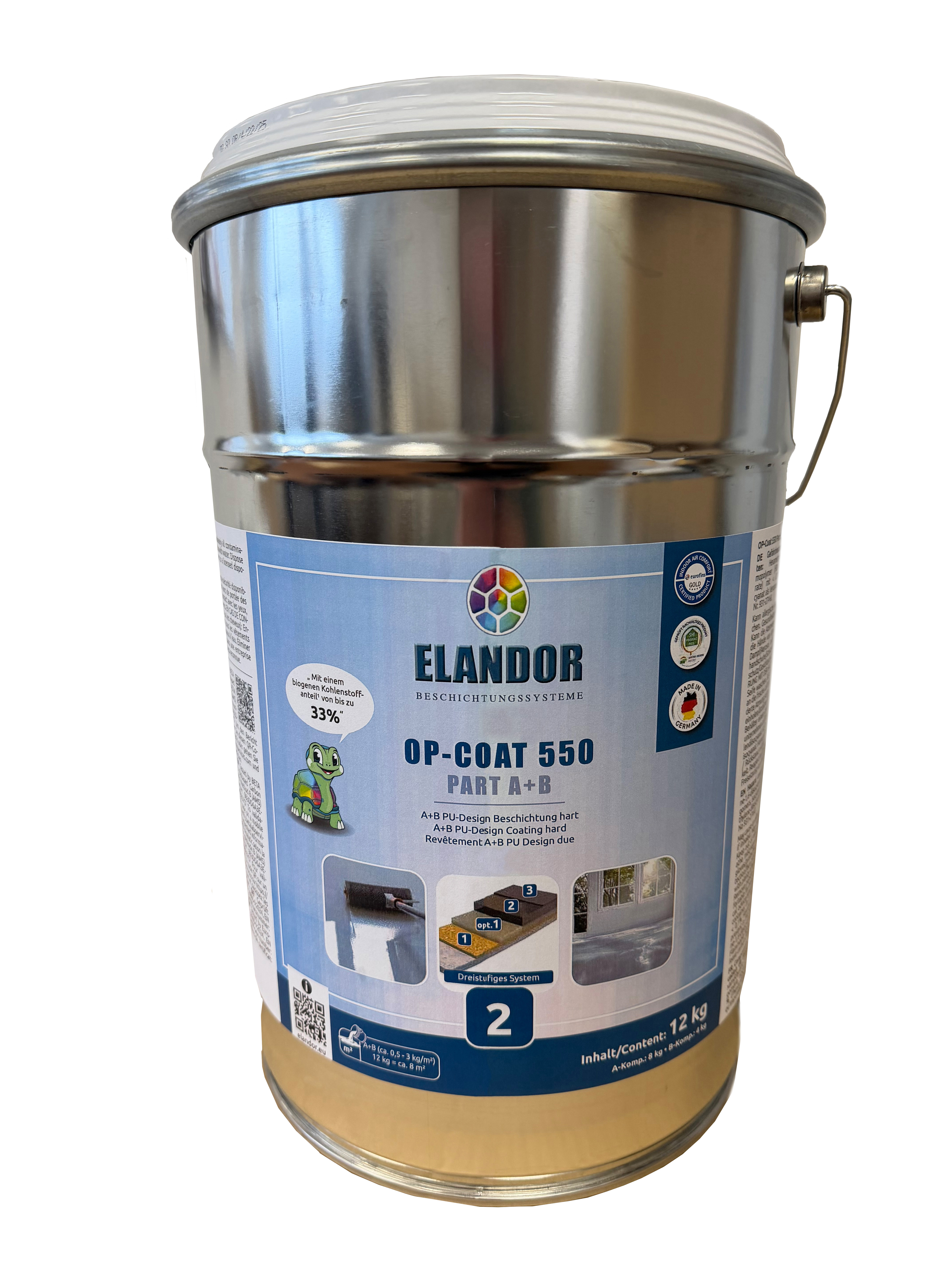 ELAN OP-Coat 550 Part A+B PU-Design Beschichtung