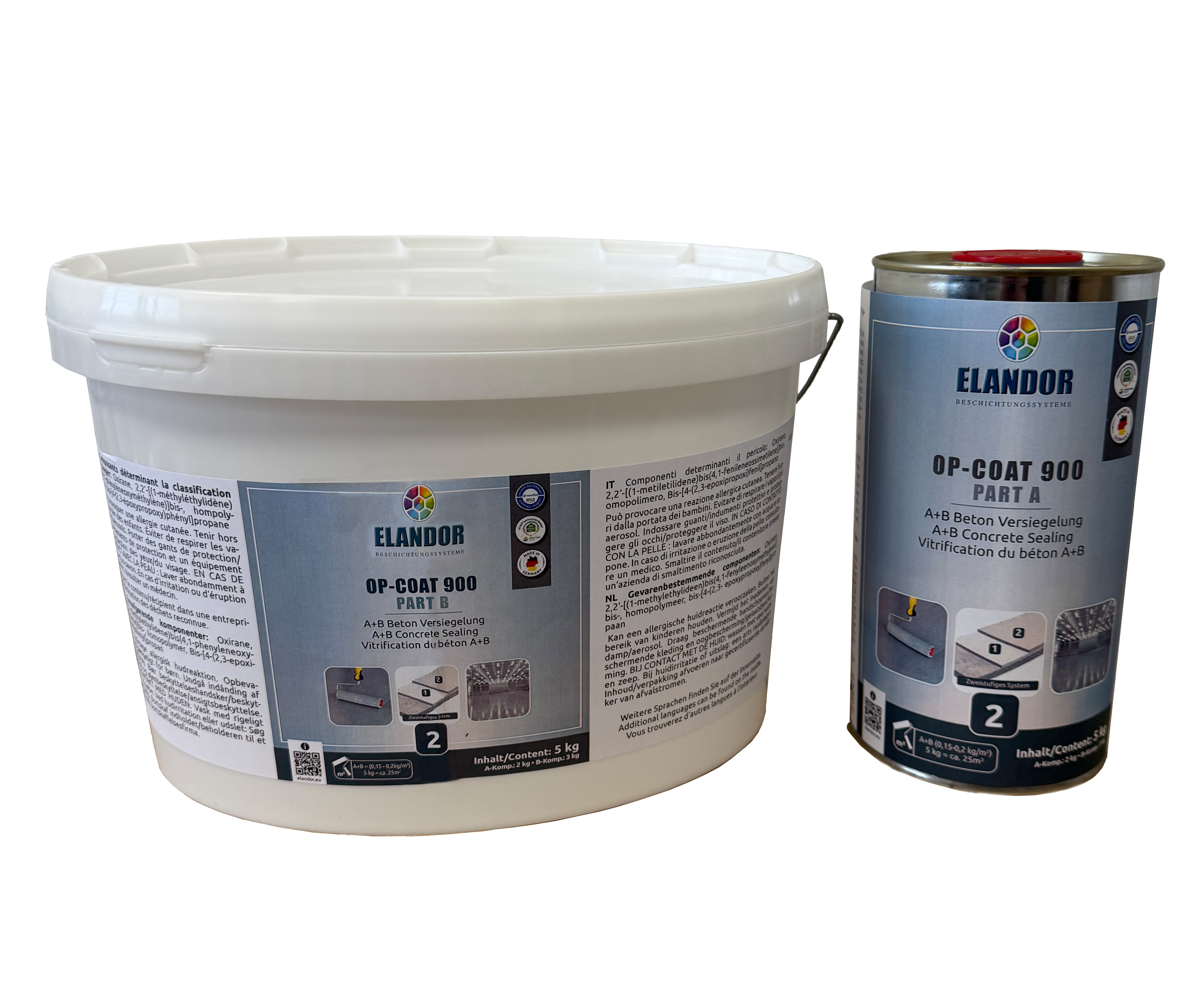 ELAN OP-Coat 900 Epoxid Beton Versiegelung A+B